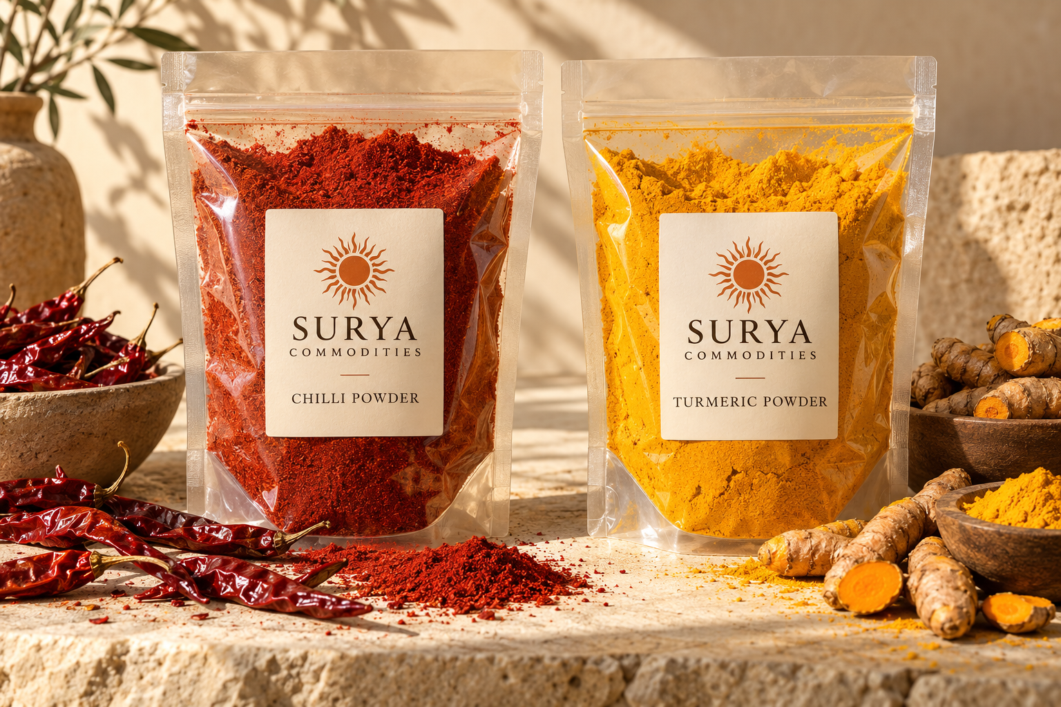 Surya spice packaging concept